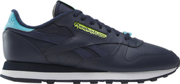 Reebok: Синие кроссовки  Classic Leather