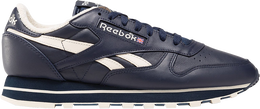 Reebok: Синие кроссовки  Classic Leather