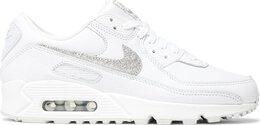 Nike: Серебристые кроссовки  Air Max 90 SE