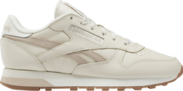 Reebok: Бежевые кроссовки  Classic Leather