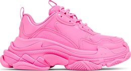 Balenciaga: Розовые кроссовки  Triple S