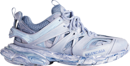 Balenciaga: Голубые кроссовки  Track