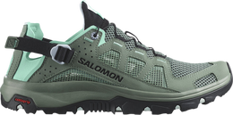 Salomon: Зелёные кроссовки 