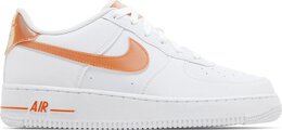 Nike: Оранжевые кроссовки  Air Force 1