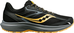 Saucony: Чёрные кроссовки 