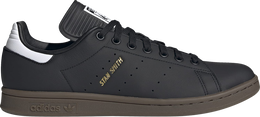 Adidas: Чёрные кроссовки  Stan Smith