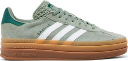 Adidas: Серебристые кроссовки  Gazelle