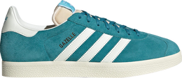 Adidas: Зелёные кроссовки  Gazelle