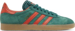 Adidas: Зелёные кроссовки  Gazelle