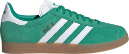 Adidas: Зелёные кроссовки  Gazelle