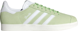 Adidas: Зелёные кроссовки  Gazelle