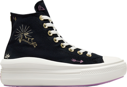 Converse: Чёрные кроссовки  Chuck Taylor All Star Move