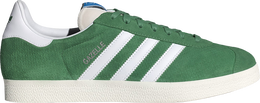 Adidas: Зелёные кроссовки  Gazelle