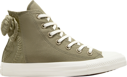 Converse: Зелёные кроссовки  Chuck Taylor All Star Lift