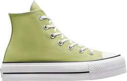 Converse: Зелёные кроссовки  Chuck Taylor All Star Lift