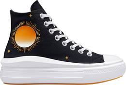 Converse: Чёрные кроссовки  Chuck Taylor All Star Move