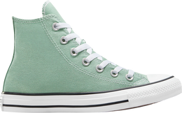 Converse: Зелёные кроссовки  Chuck Taylor All Star