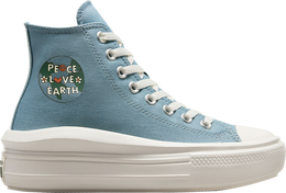 Converse: Синие кроссовки  Chuck Taylor All Star Move