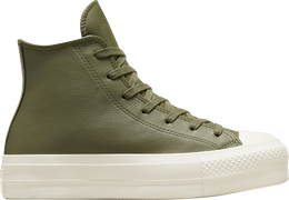 Converse: Зелёные кроссовки  Chuck Taylor All Star Lift