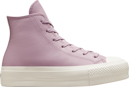 Converse: Фиолетовые кроссовки  Chuck Taylor All Star Lift