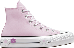 Converse: Фиолетовые кроссовки  Chuck Taylor All Star Lift