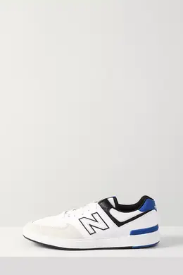 New Balance: Белые кеды 