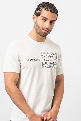 Armani Exchange: Белая футболка