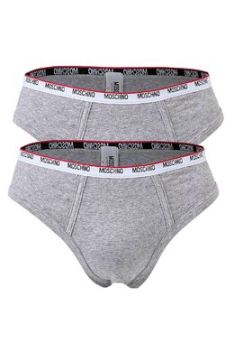 Moschino Underwear: Серые трусы 