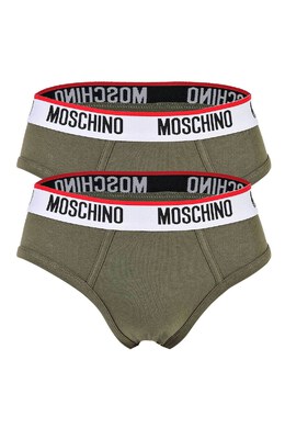 Moschino Underwear: Зелёные трусы