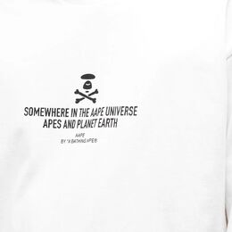 Aape By A Bathing Ape: Белая футболка