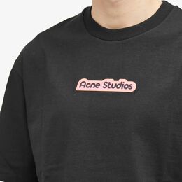 Acne Studios: Чёрная футболка 