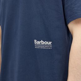 Barbour: Синяя футболка 