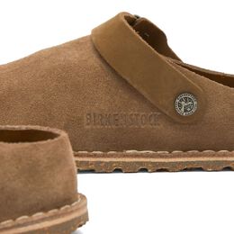 Birkenstock: Серые сандалии