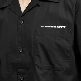 Carhartt WIP: Чёрная рубашка Script