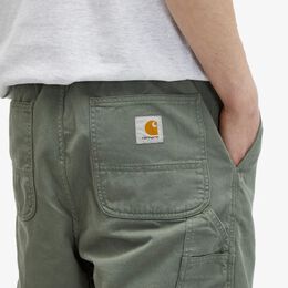 Carhartt WIP: Зелёные шорты 