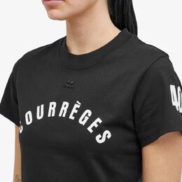 Courreges: Прямая футболка 