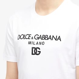 Dolce & Gabbana: Белая футболка 