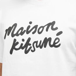 Maison Kitsuné: Белая футболка 