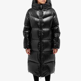 Moncler: Длинное пальто 