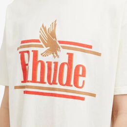 Rhude: Белая футболка 