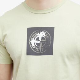 Stone Island: Футболка с принтом 