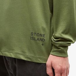 Stone Island: Зелёная футболка 