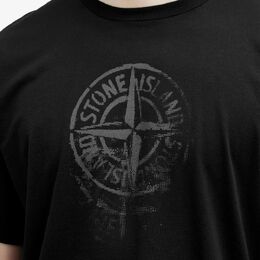 Stone Island: Светоотражающая футболка 