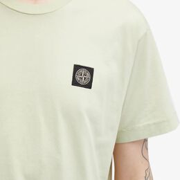 Stone Island: Зелёная футболка 