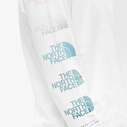 The North Face: Белая футболка 