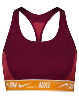 Nike: Красный бюстгальтер  Dri FIT