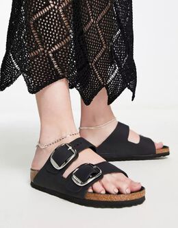 Birkenstock: Чёрные сандалии  Arizona