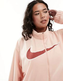 Nike: Розовая куртка  Dri FIT