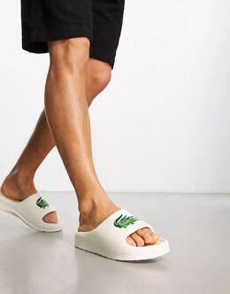 Lacoste: Белые шлёпанцы