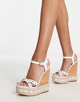 Steve Madden: Белые босоножки